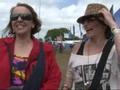 News video: Windswept fans enjoy music festival